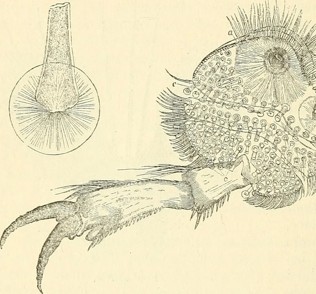 An illustration from The microscope and its revelations, 1856, leaf 701