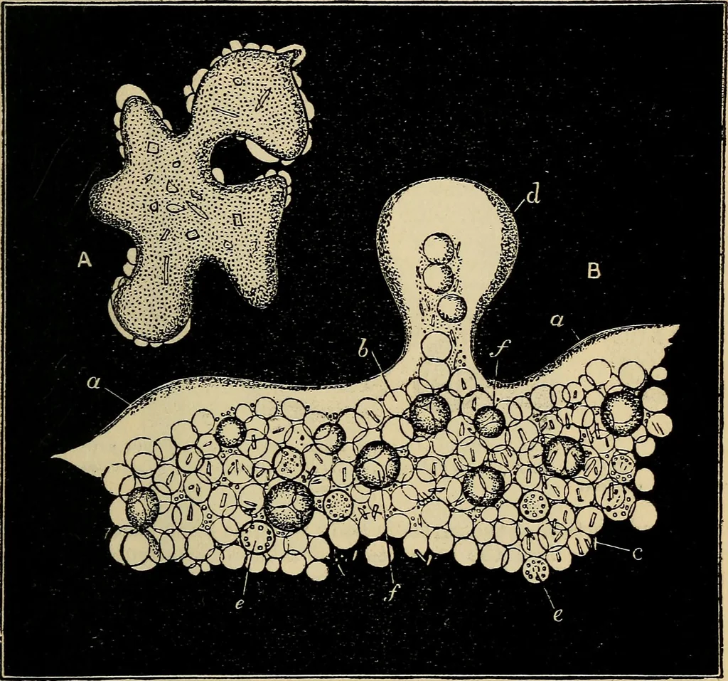 An illustration from The microscope and its revelations, 1881, leaf 554