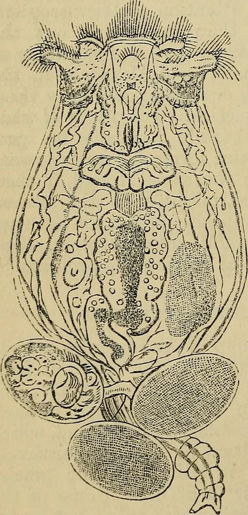 An illustration from The microscope and its revelations, 1881, leaf 599