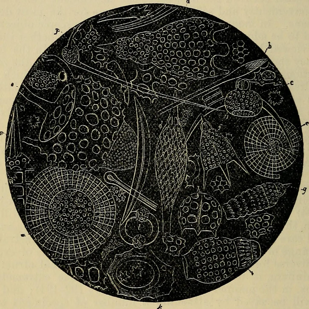 An illustration from The microscope and its revelations, 1881, leaf 671