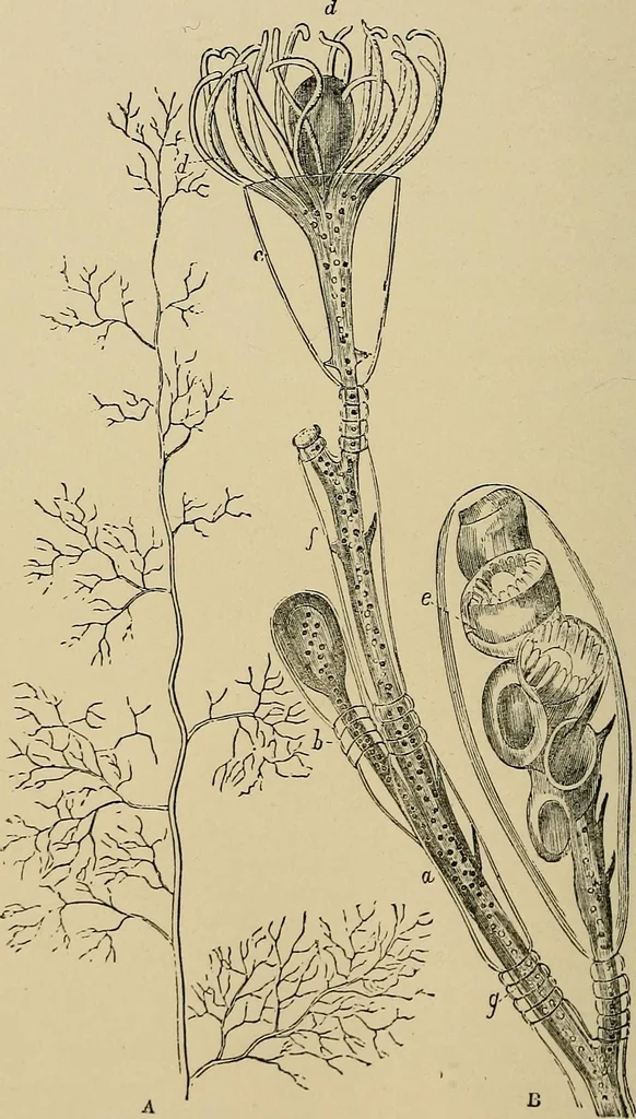 An illustration from The microscope and its revelations, 1881, leaf 697