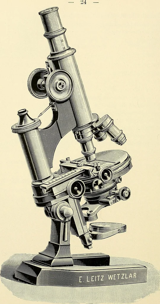 An illustration from Microscopes and accessory apparatus, 1899, leaf 27