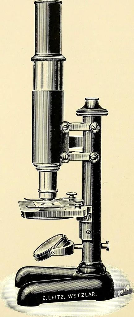 An illustration from Microscopes and accessory apparatus, 1899, leaf 43