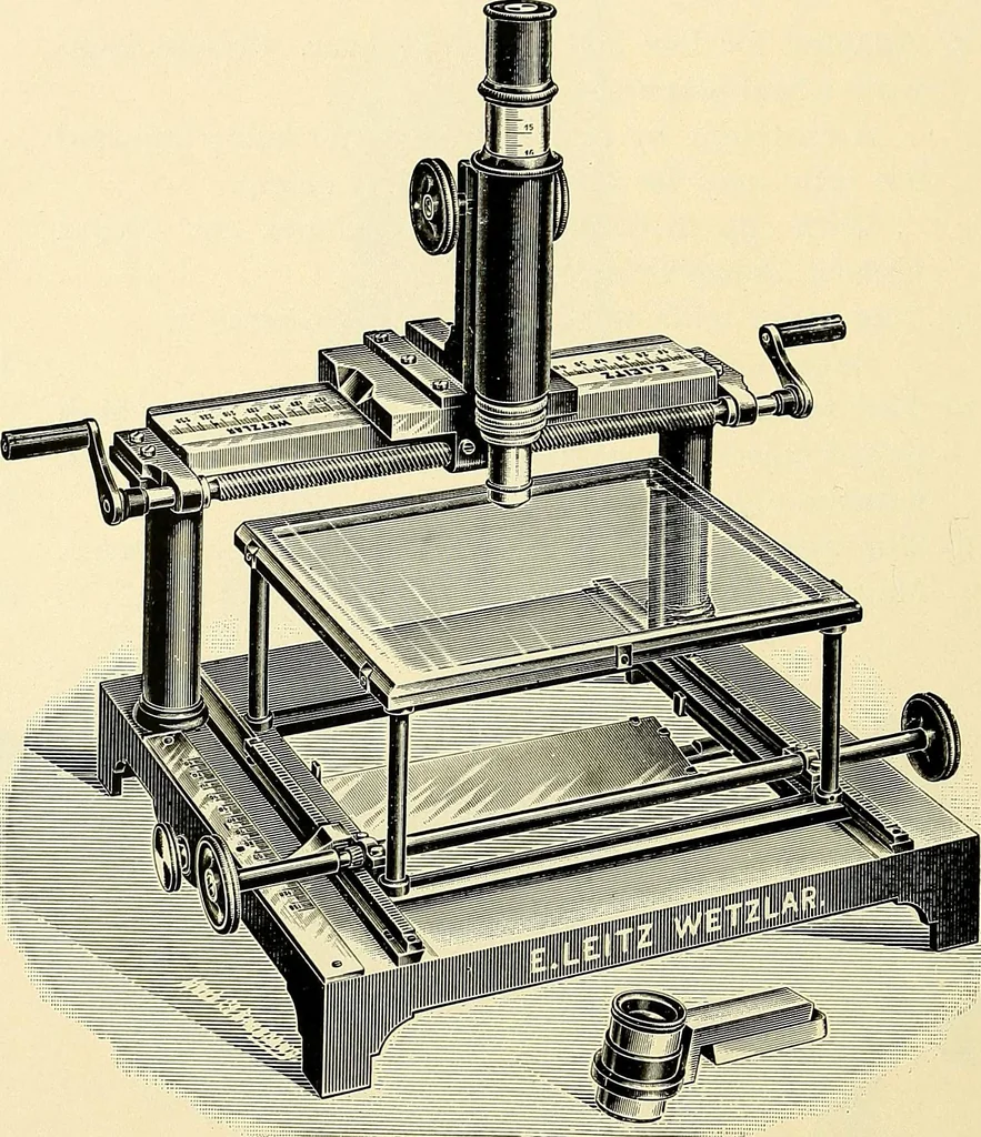 An illustration from Microscopes and accessory apparatus, 1899, leaf 47