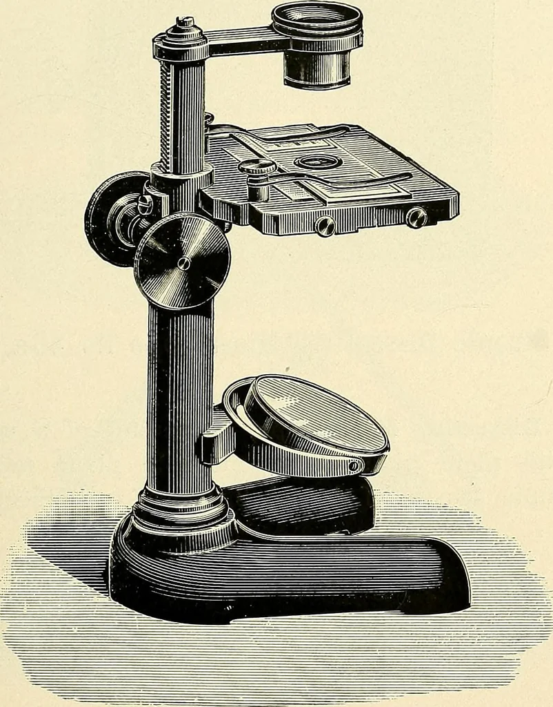 An illustration from Microscopes and accessory apparatus, 1899, leaf 62