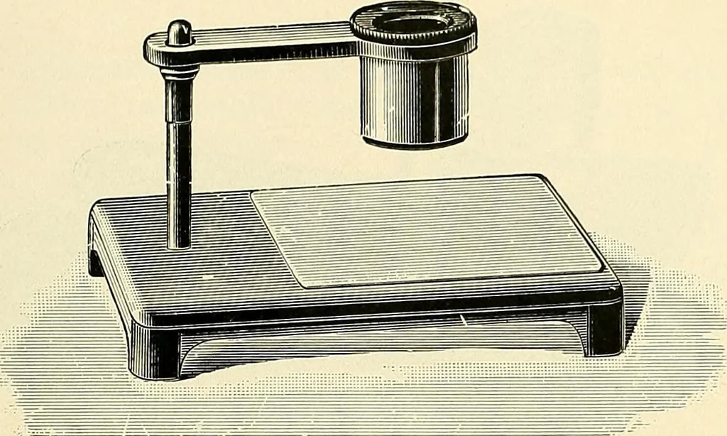 An illustration from Microscopes and accessory apparatus, 1899, leaf 64
