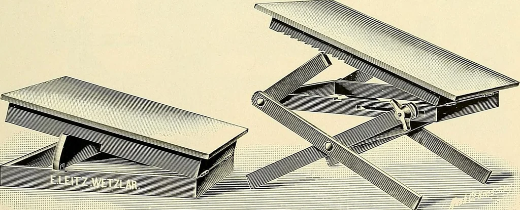An illustration from Microscopes and accessory apparatus, 1899, leaf 74