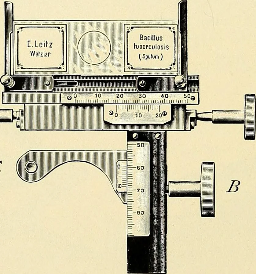 An illustration from Microscopes and accessory apparatus, 1899, leaf 75