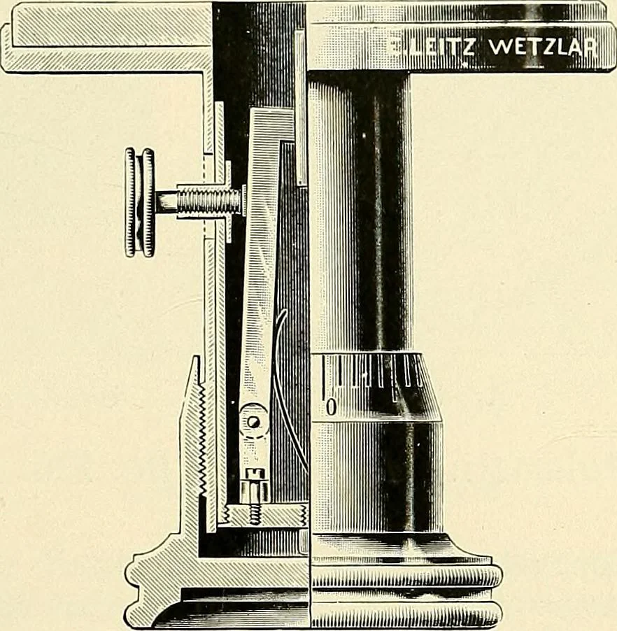 An illustration from Microscopes and accessory apparatus, 1899, leaf 92