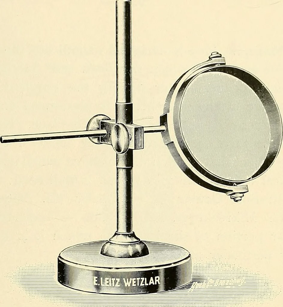 An illustration from Microscopes and accessory apparatus, 1899, leaf 94