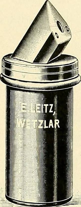 An illustration from Microscopes and accessory apparatus, 1899, leaf 96