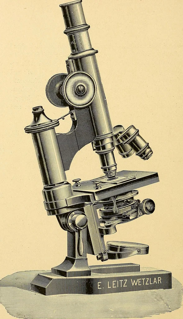 An illustration from Microscopes and accessory apparatus, 1896, leaf 25