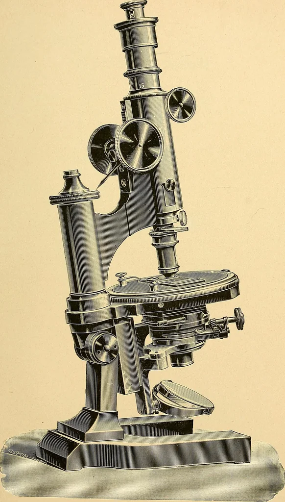 An illustration from Microscopes and accessory apparatus, 1896, leaf 42