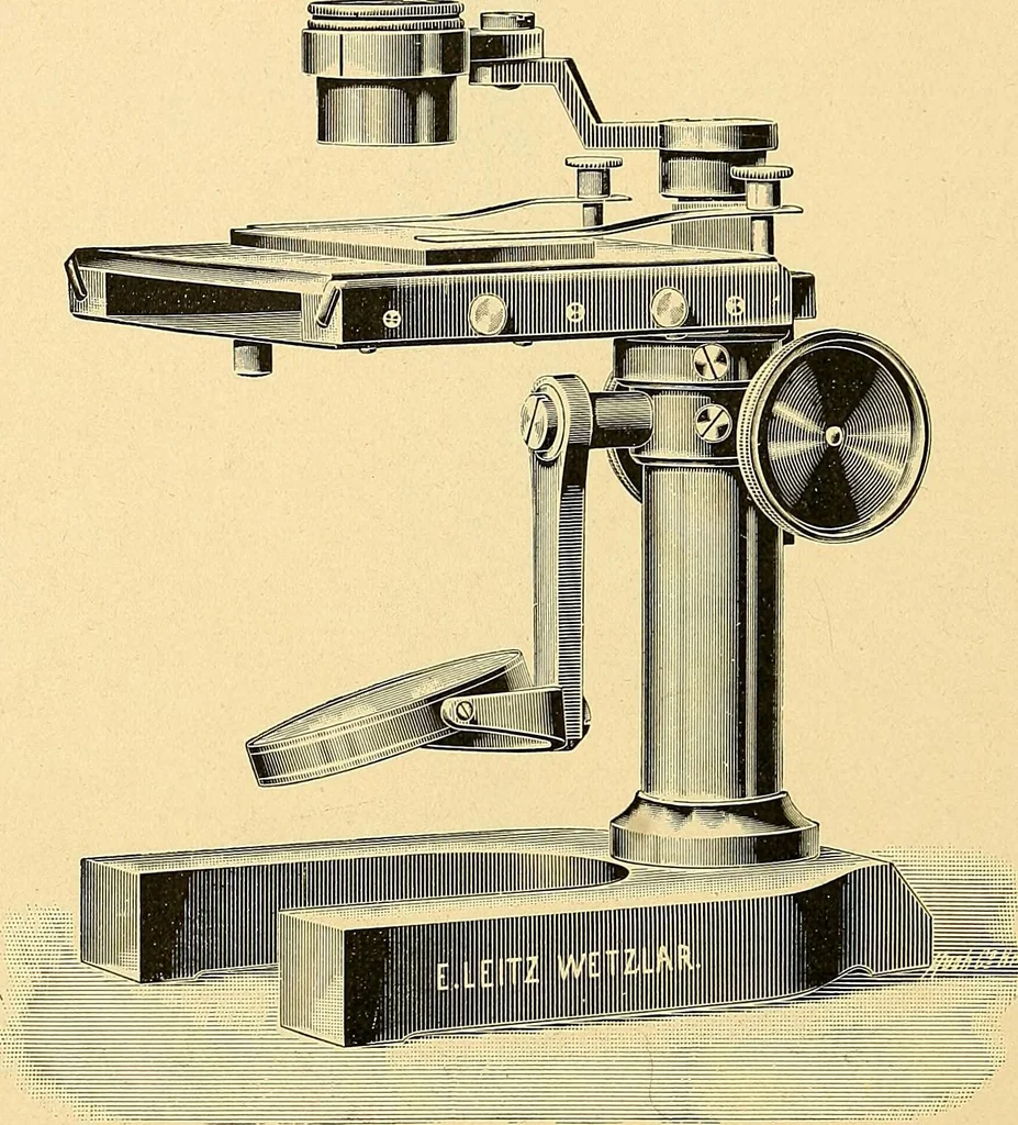 An illustration from Microscopes and accessory apparatus, 1896, leaf 47
