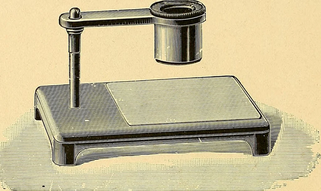 An illustration from Microscopes and accessory apparatus, 1896, leaf 49