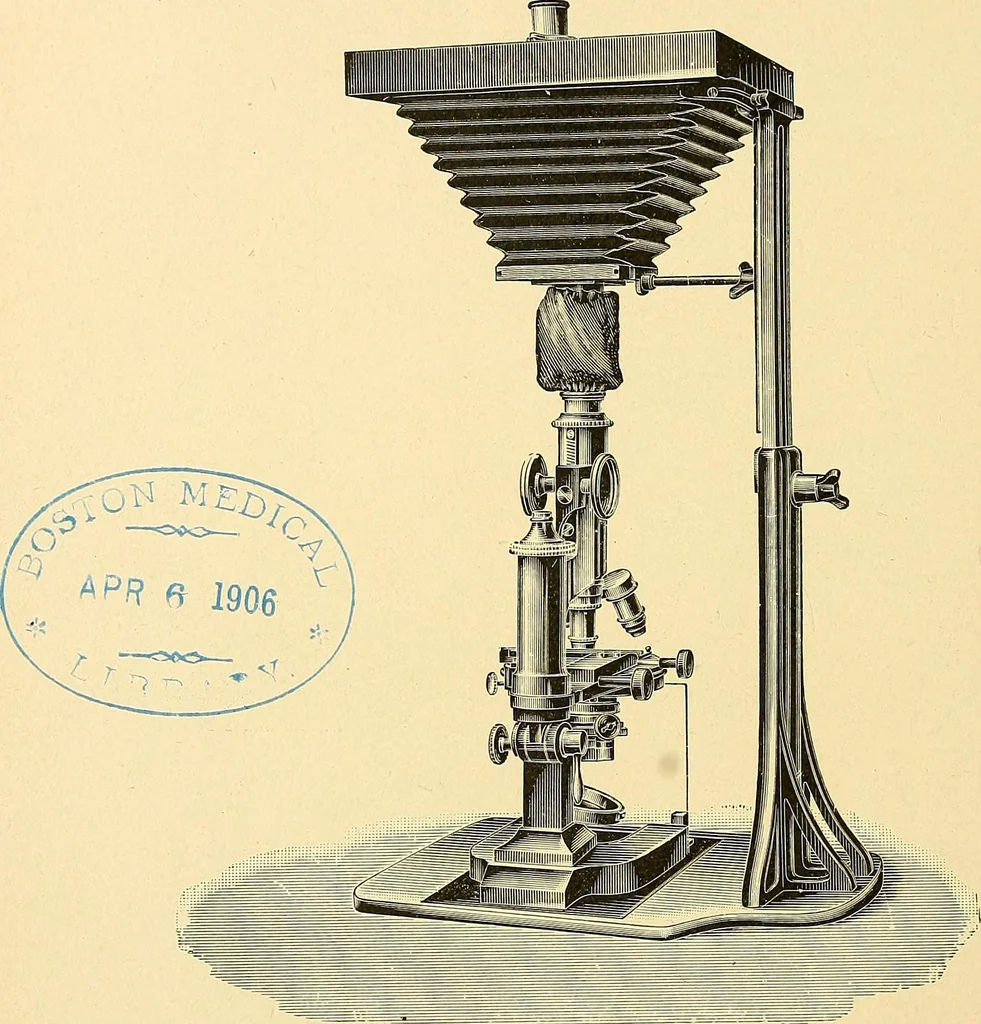 An illustration from Microscopes and accessory apparatus, 1896, leaf 55