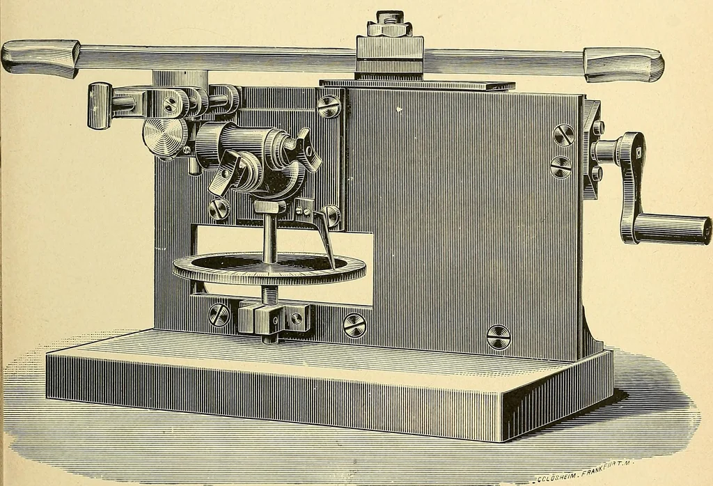An illustration from Microscopes and accessory apparatus, 1896, leaf 60