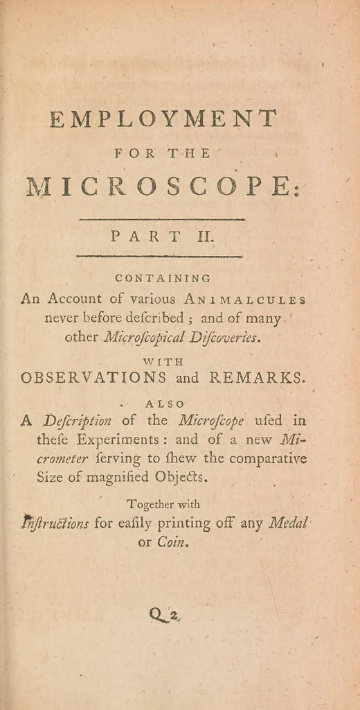 An illustration from Of microscopes and the discoveries made thereby : illustrated with many copper-plates, 1785, leaf 271