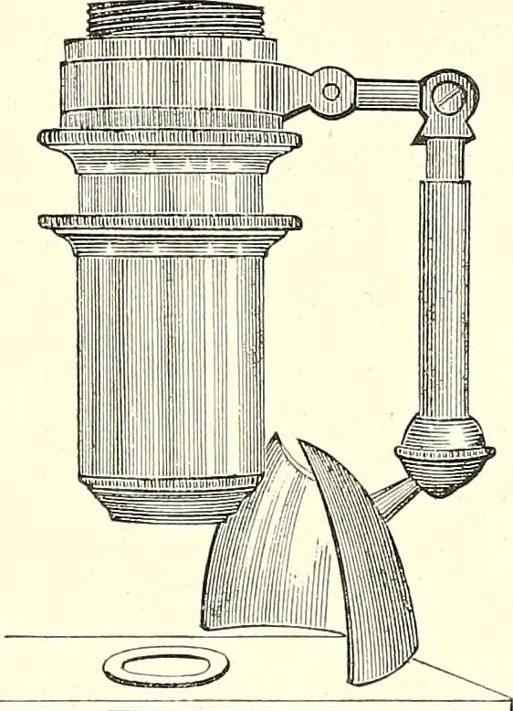 An illustration from The microscopist : a manual of microscopy and compendium of the microscopic science : micro-minerology, micro-chemistry, biology, histology, and pathological histology, 1877, leaf 38