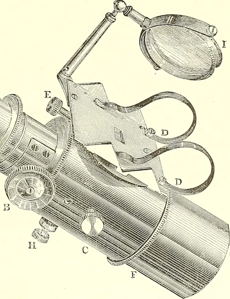 An illustration from The microscopist : a manual of microscopy and compendium of the microscopic science : micro-minerology, micro-chemistry, biology, histology, and pathological histology, 1877, leaf 46