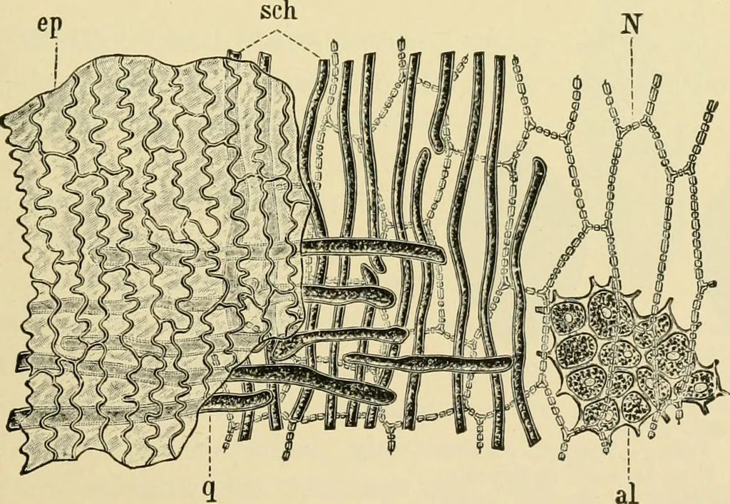 An illustration from The microscopy of vegetable foods, with special reference to the detection of adulteration and the diagnosis of mixtures, 1916, leaf 142
