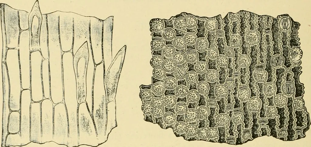 An illustration from The microscopy of vegetable foods, with special reference to the detection of adulteration and the diagnosis of mixtures, 1916, leaf 145