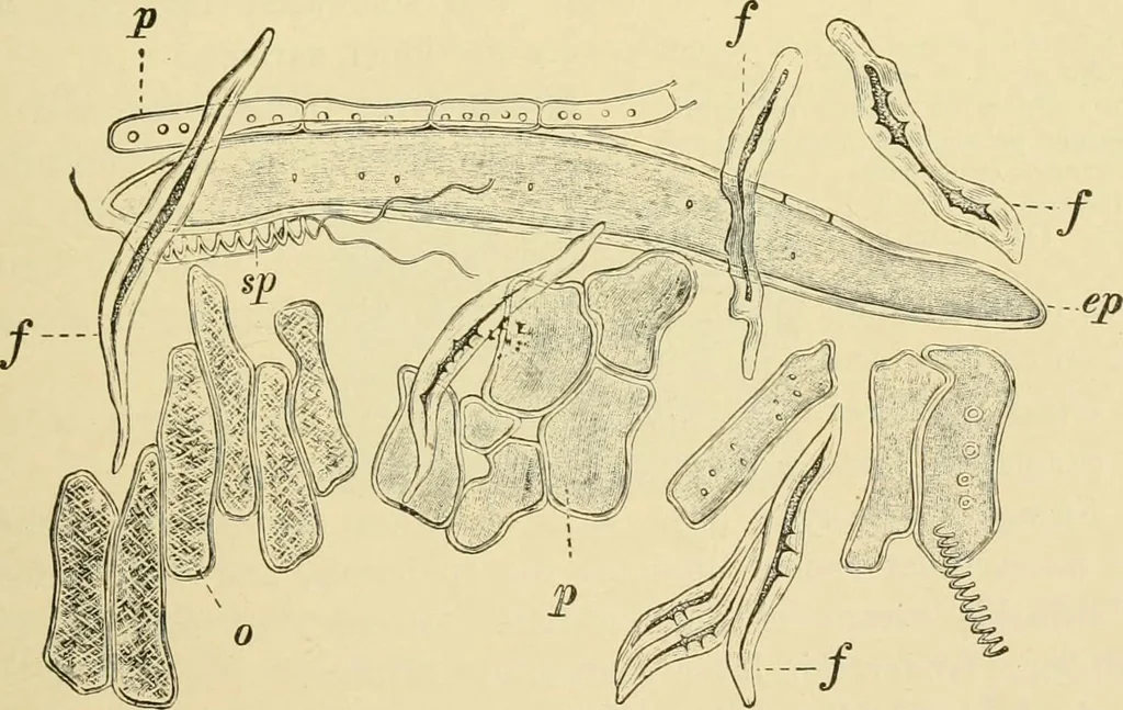 An illustration from The microscopy of vegetable foods, with special reference to the detection of adulteration and the diagnosis of mixtures, 1916, leaf 152