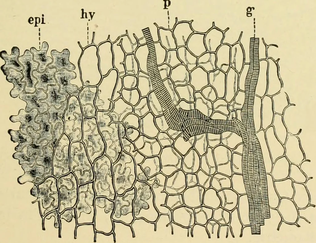 An illustration from The microscopy of vegetable foods, with special reference to the detection of adulteration and the diagnosis of mixtures, 1916, leaf 160