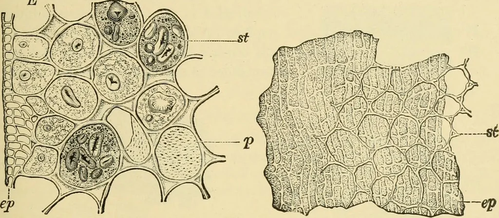 An illustration from The microscopy of vegetable foods, with special reference to the detection of adulteration and the diagnosis of mixtures, 1916, leaf 264