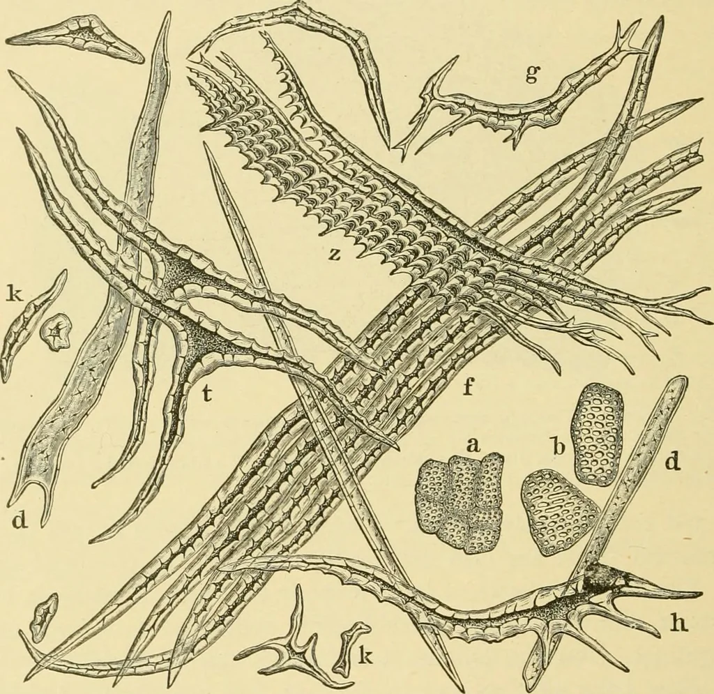 An illustration from The microscopy of vegetable foods, with special reference to the detection of adulteration and the diagnosis of mixtures, 1916, leaf 291