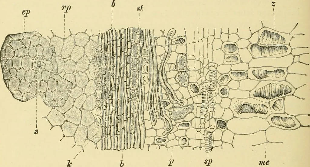An illustration from The microscopy of vegetable foods, with special reference to the detection of adulteration and the diagnosis of mixtures, 1916, leaf 297