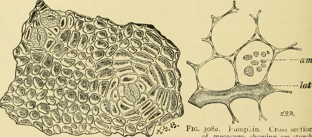 An illustration from The microscopy of vegetable foods, with special reference to the detection of adulteration and the diagnosis of mixtures, 1916, leaf 417