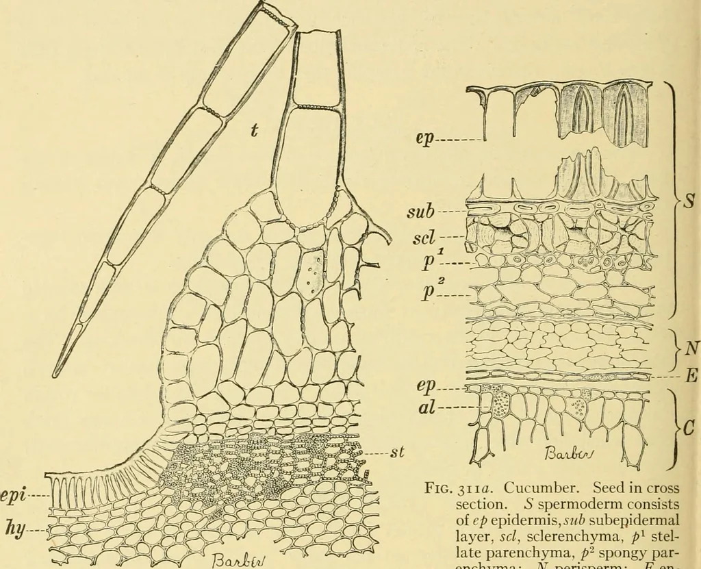 An illustration from The microscopy of vegetable foods, with special reference to the detection of adulteration and the diagnosis of mixtures, 1916, leaf 423