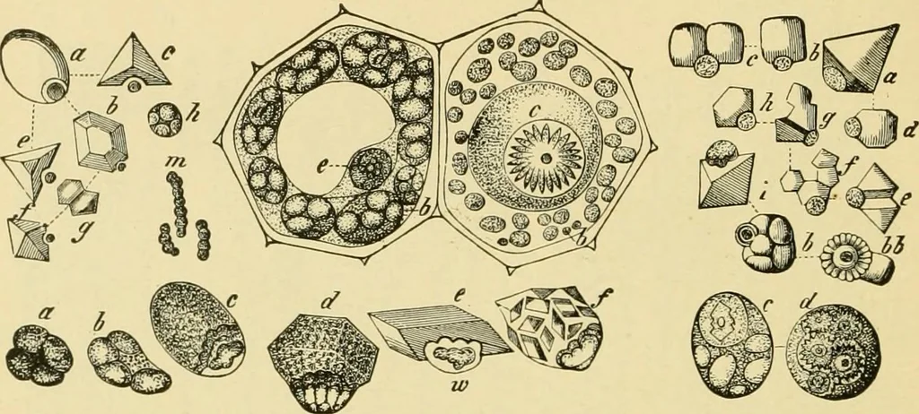 An illustration from The microscopy of vegetable foods, with special reference to the detection of adulteration and the diagnosis of mixtures, 1916, leaf 43