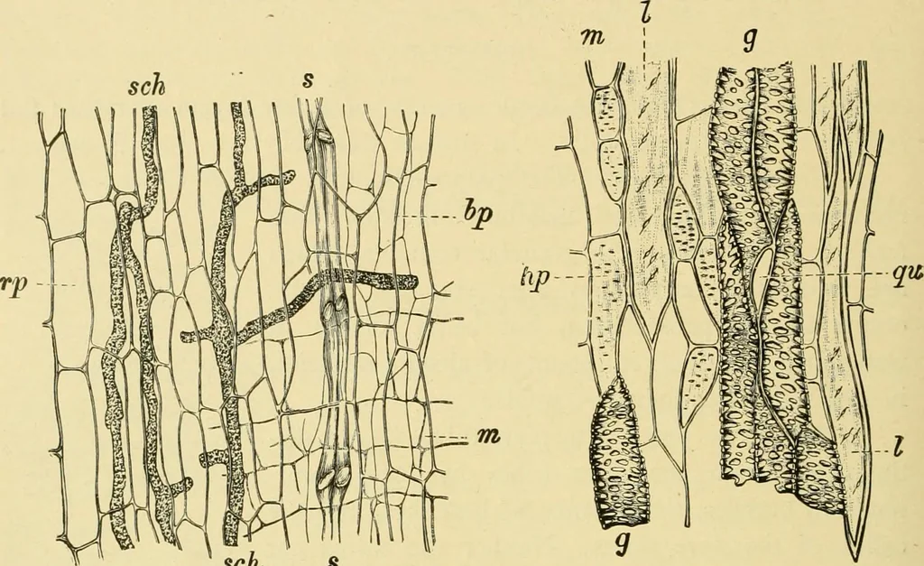 An illustration from The microscopy of vegetable foods, with special reference to the detection of adulteration and the diagnosis of mixtures, 1916, leaf 459