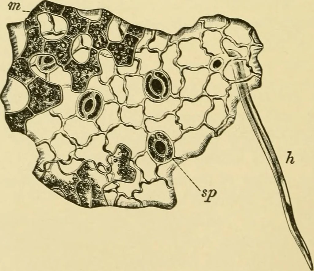 An illustration from The microscopy of vegetable foods, with special reference to the detection of adulteration and the diagnosis of mixtures, 1916, leaf 473
