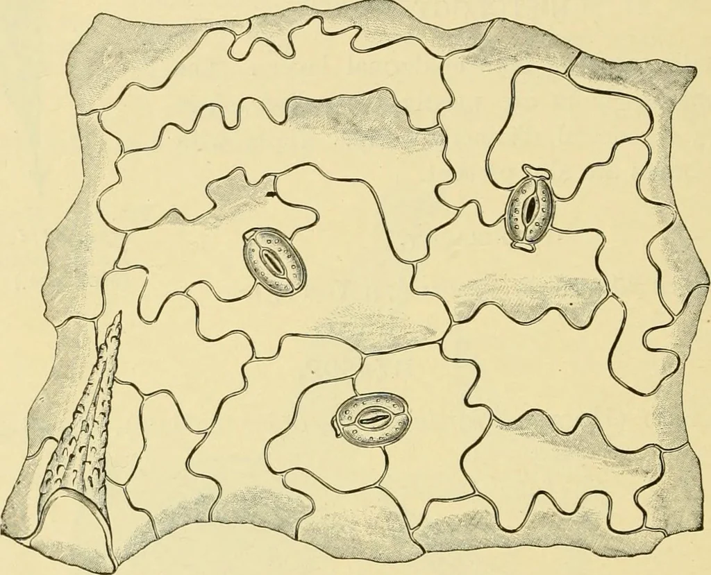 An illustration from The microscopy of vegetable foods, with special reference to the detection of adulteration and the diagnosis of mixtures, 1916, leaf 635