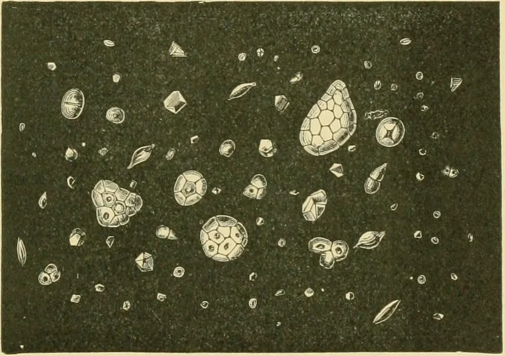 An illustration from The microscopy of vegetable foods, 1906, leaf 136