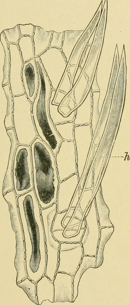 An illustration from The microscopy of vegetable foods, 1906, leaf 216