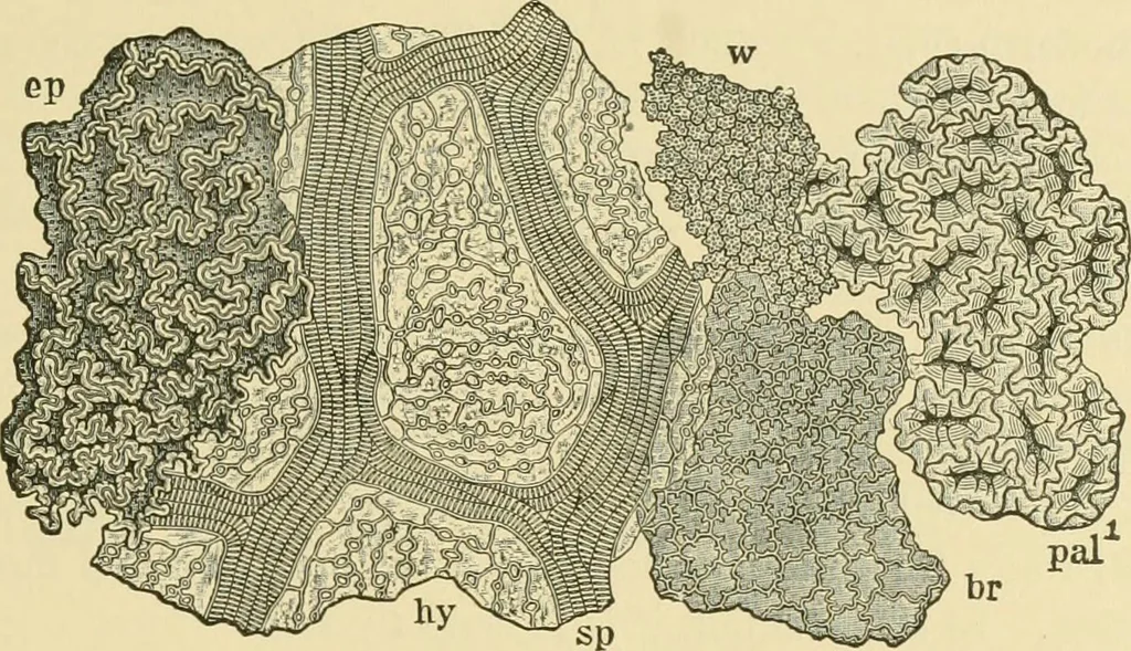 An illustration from The microscopy of vegetable foods, 1906, leaf 236