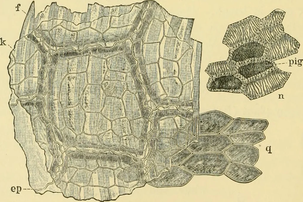 An illustration from The microscopy of vegetable foods, 1906, leaf 245