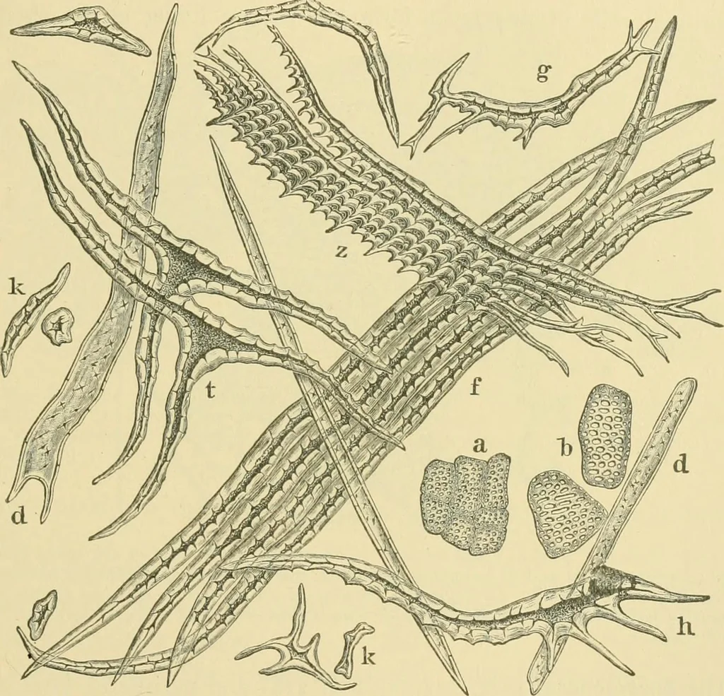 An illustration from The microscopy of vegetable foods, 1906, leaf 290