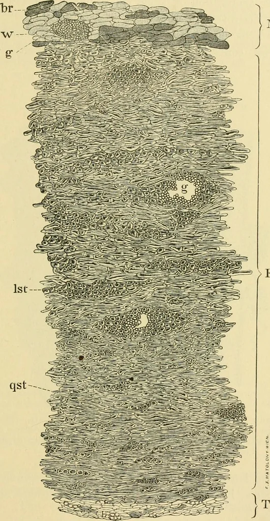 An illustration from The microscopy of vegetable foods, 1906, leaf 306