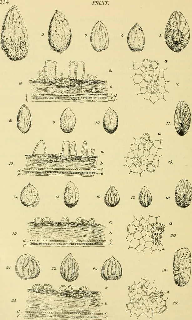 An illustration from The microscopy of vegetable foods, 1906, leaf 355