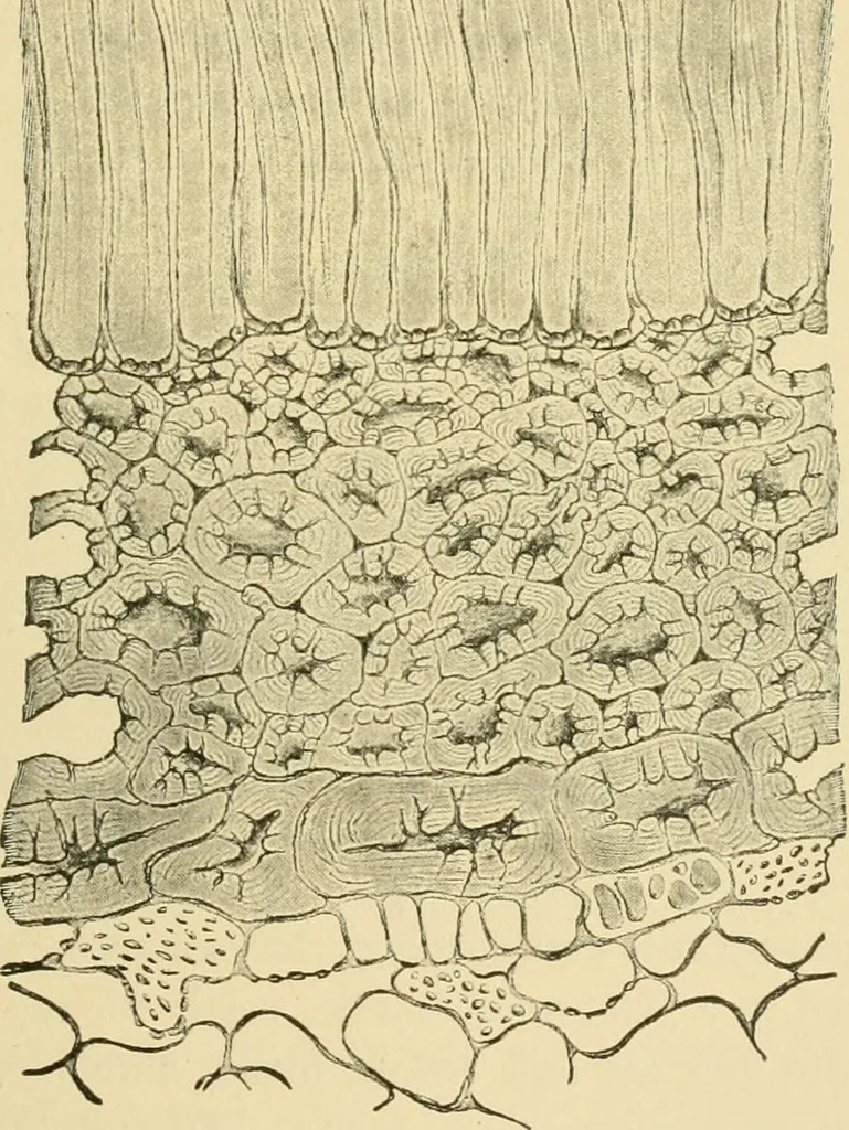 An illustration from The microscopy of vegetable foods, 1906, leaf 430