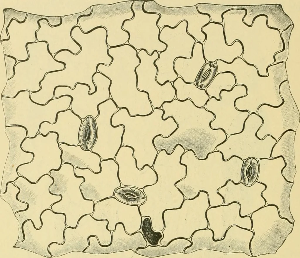 An illustration from The microscopy of vegetable foods, 1906, leaf 503