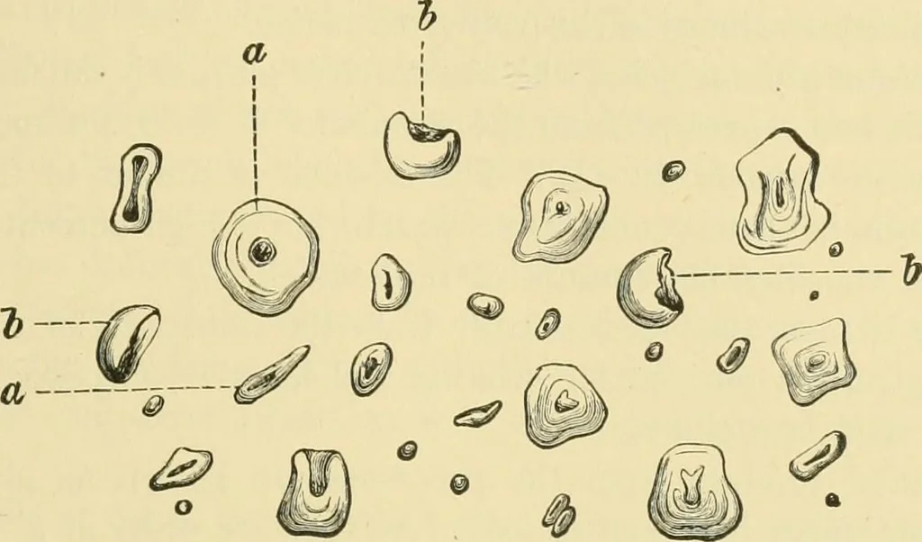 An illustration from The microscopy of vegetable foods, 1906, leaf 78