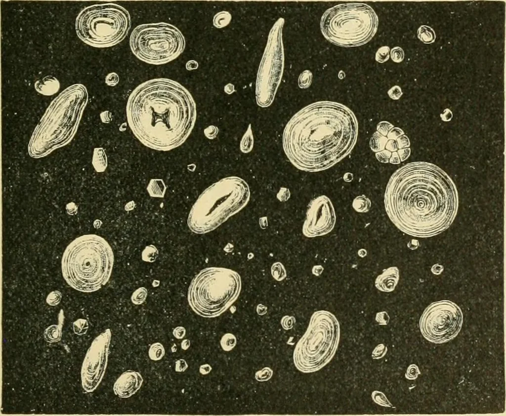 An illustration from The microscopy of vegetable foods, 1906, leaf 90