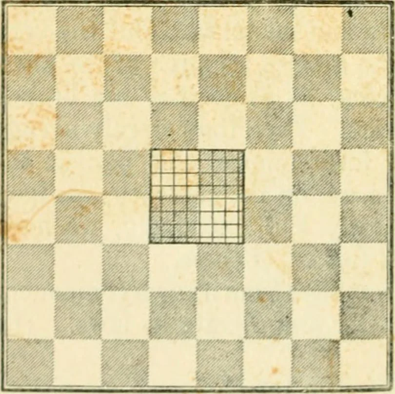 An illustration from The middle game in chess, 1922, leaf 17
