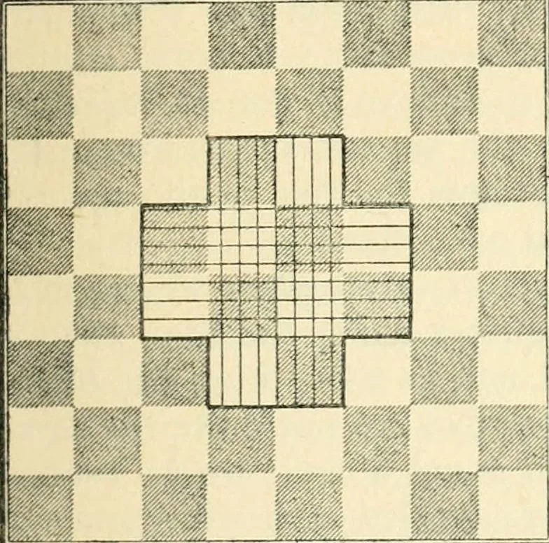 An illustration from The middle game in chess, 1922, leaf 22